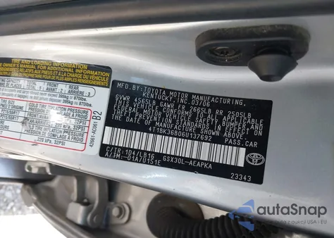 2006 Toyota Avalon Limited z USA, uszkodzony, nr VIN 4T1BK36B06U137692